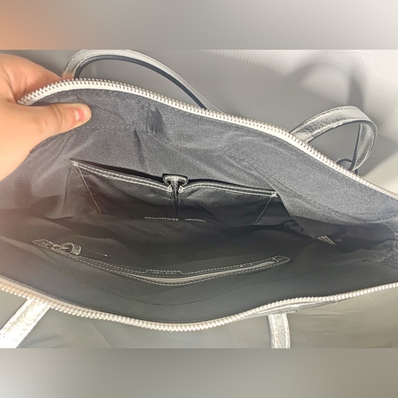 Silver Metallic Nine West Bag - Picture 4 of 5